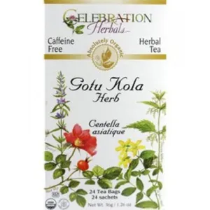 Celebration Herbals Gotu Kola 24 Tea Bags