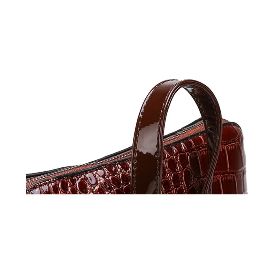 Exquisite CrocLux Composite Totes & Shoulderbags