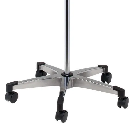 Knob Lock IV Pole with Heavy Base, 5-Legs 2-Hooks