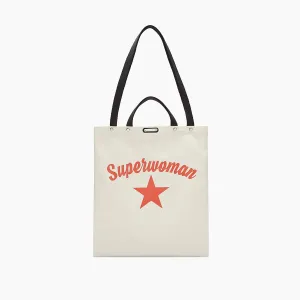 Large Superwoman Tote (Cream)