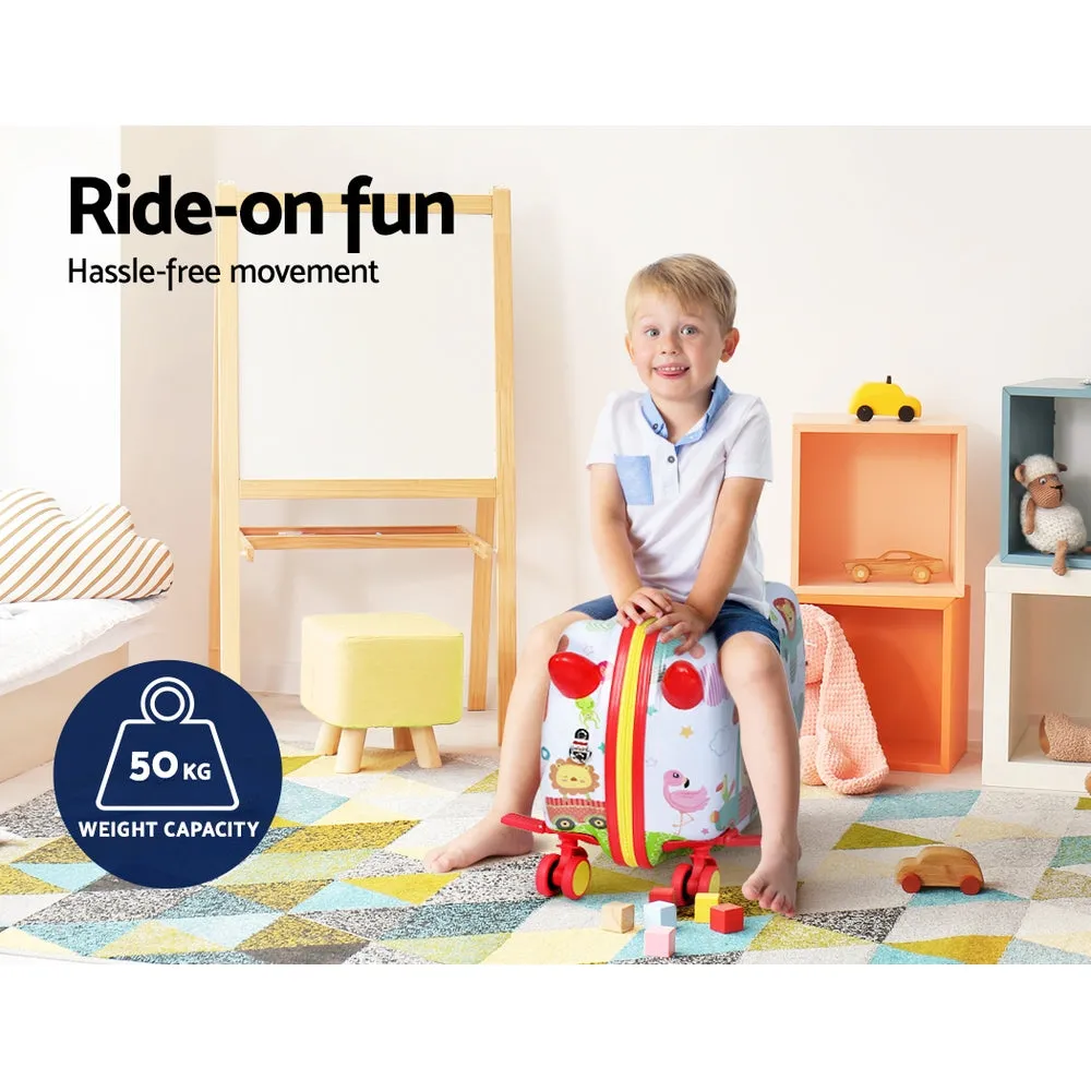 Lightweight 17" Kids Ride-On Luggage with 360° Wheels - Wanderlite