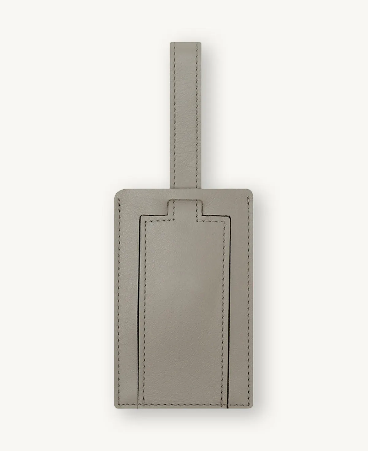 LUGGAGE TAG SMOOTH GREY